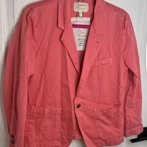 Current/Elliott Pink Striped Blazer